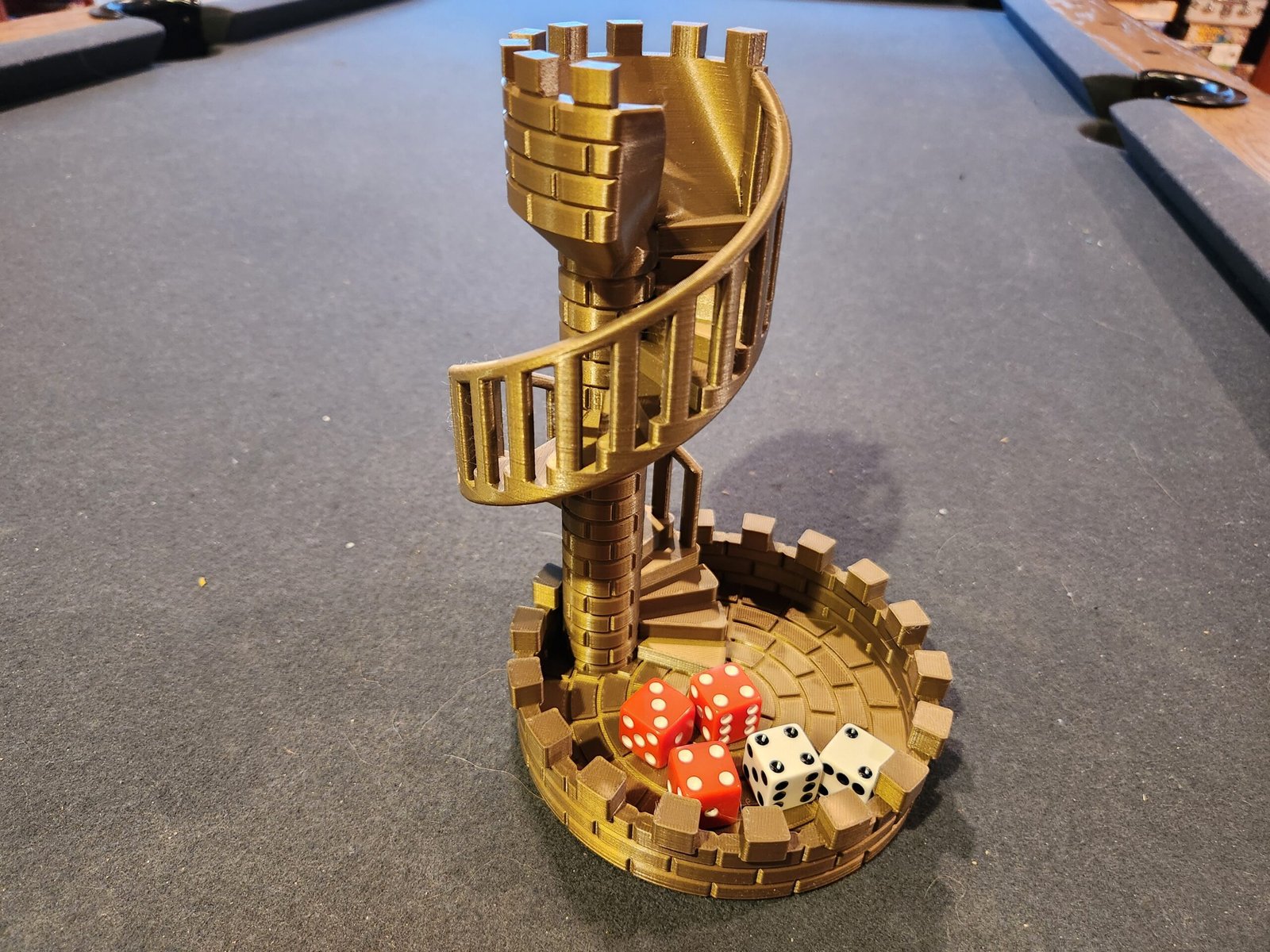 Torre Lanzadados Medieval para D&D Espiral